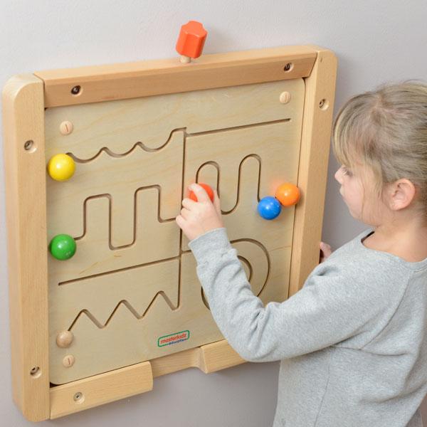 Waves & Line Sliding Maze Wall Element