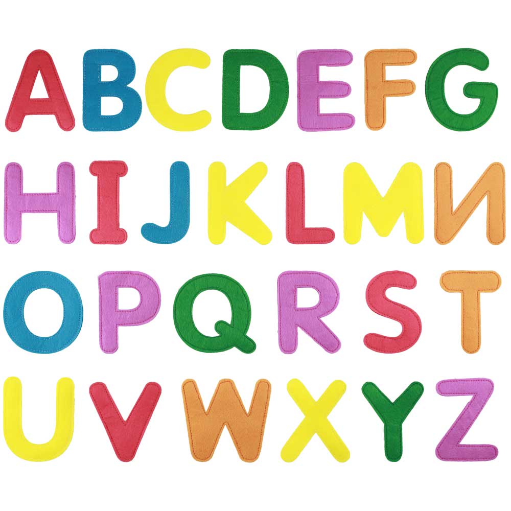 Velcro Uppercase Alphabet 26 Piece Set