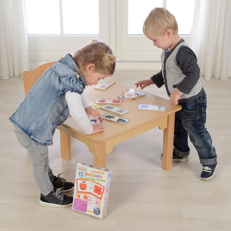 Wooden Learning Puzzles Colours