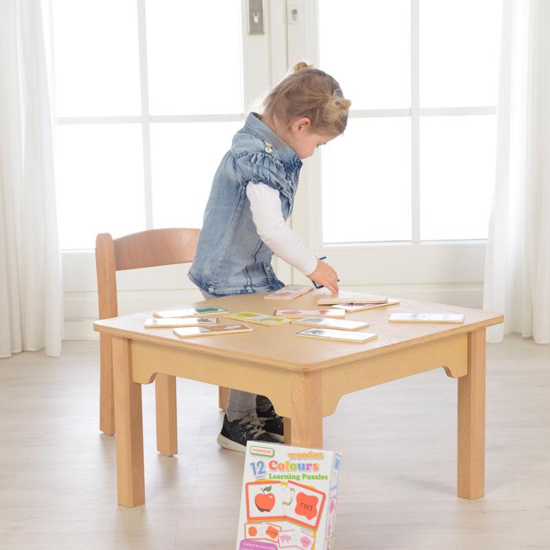 Wooden Learning Puzzles Colours