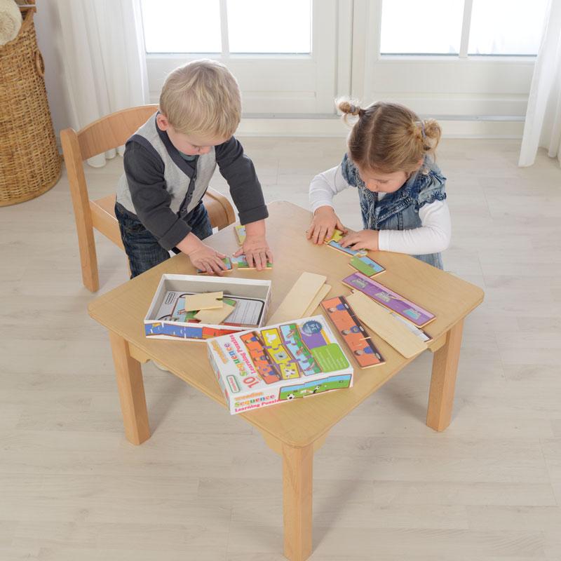 Wooden Learning Puzzles Sequencing