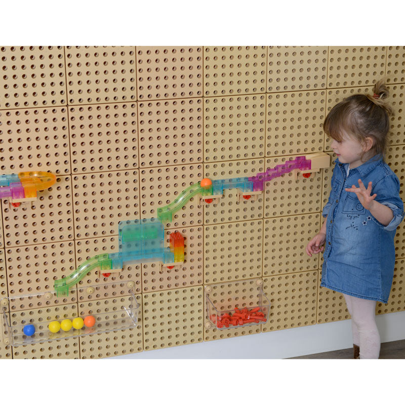 STEM Wall Kinetic Ball Trax 120Pc