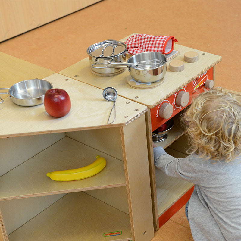 Cookware Set Pretend Play Stainless Steel 13 Piece