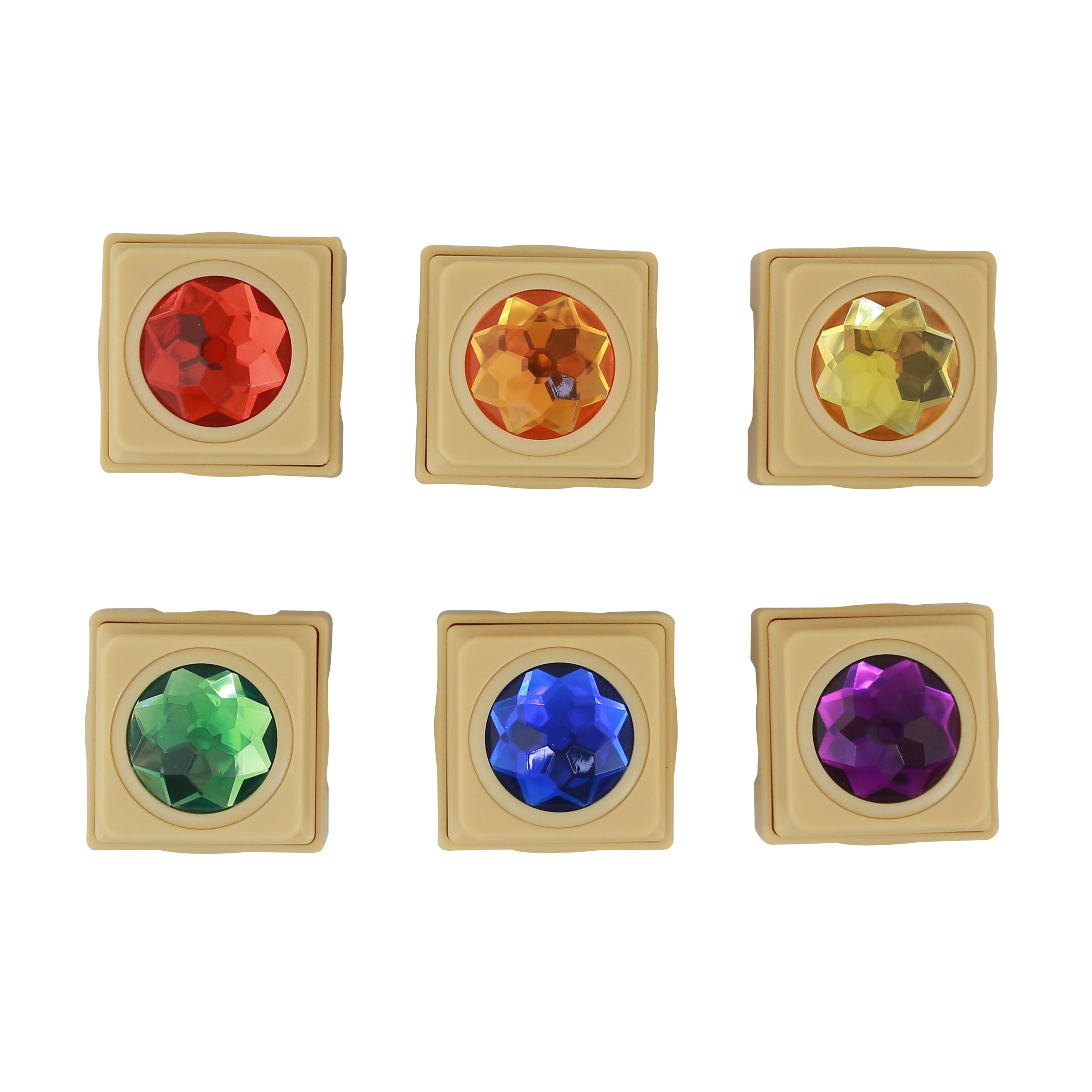 Masterkidz STEM Wall Gem Stone Blocks 72Pcs – Perfect for creative play and building colourful patterns.