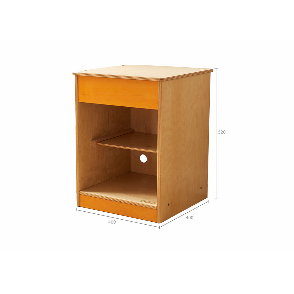 FSC-certified Russian Birch plywood cupboard for classroom use.