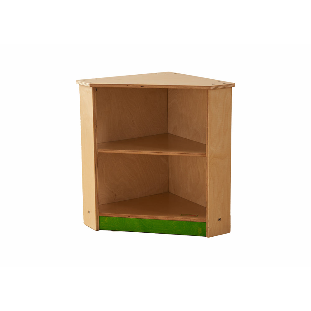 Preschool storage solution for toys and role-play accessories.