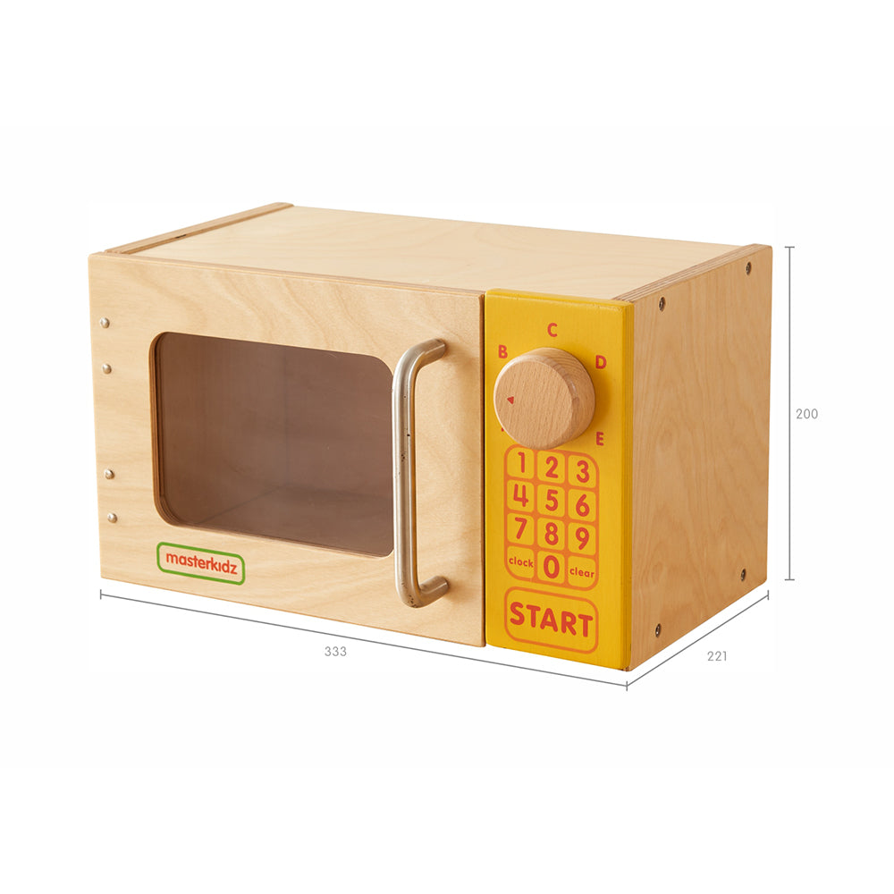 Early learning pretend appliance for nurseries and schools.