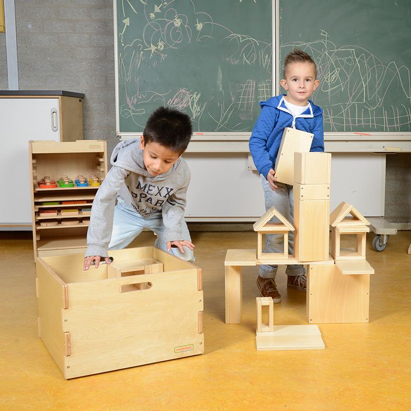 birch plywood hollow blocks for creative play
