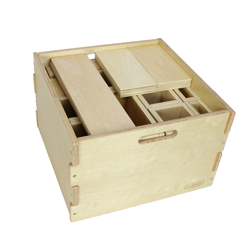 Montessori style giant wooden blocks