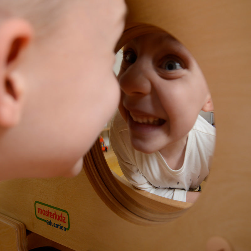 Masterkidz solid wooden mirror board for creative and hands-on learning
