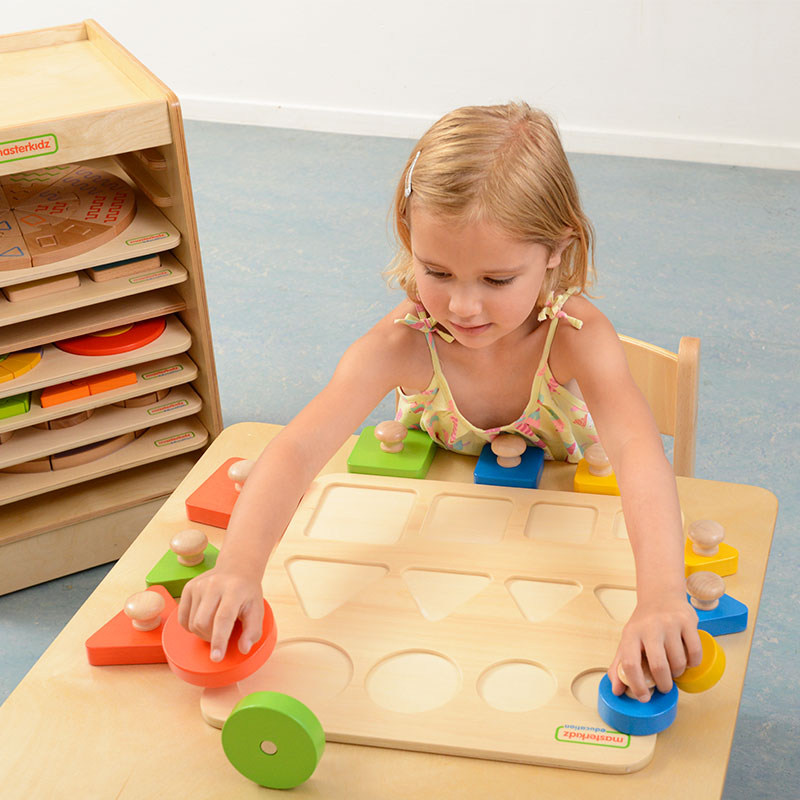 Montessori Shape Recognition and Sequencing Toy
