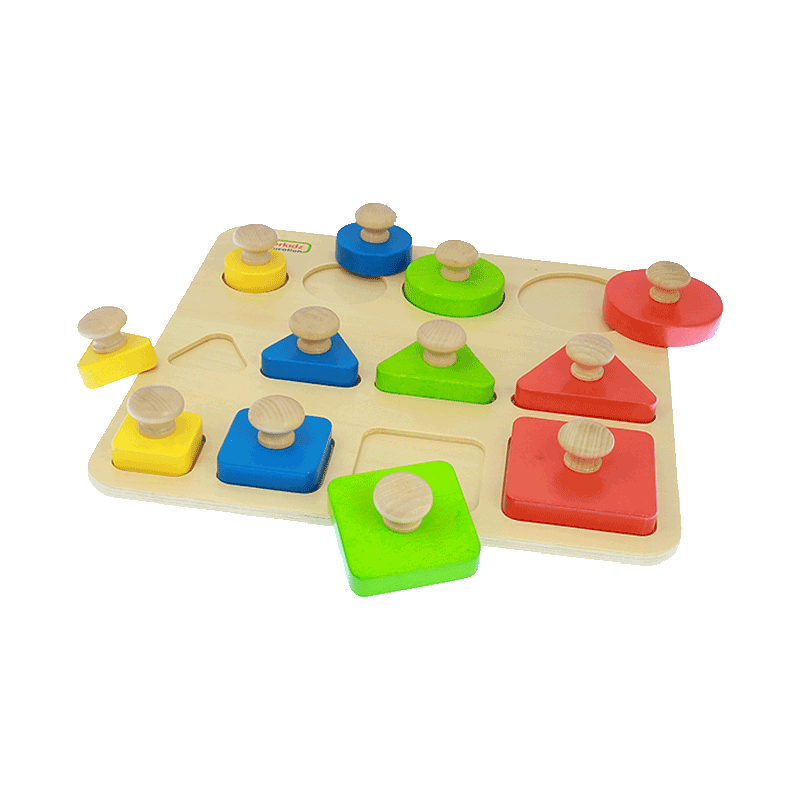 Preschool Shape Size and Color Puzzle