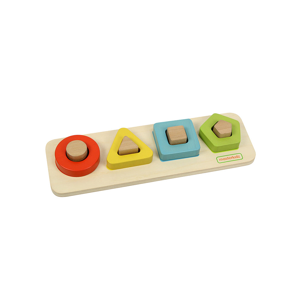 Hands-on geometric peg puzzle for early years classrooms