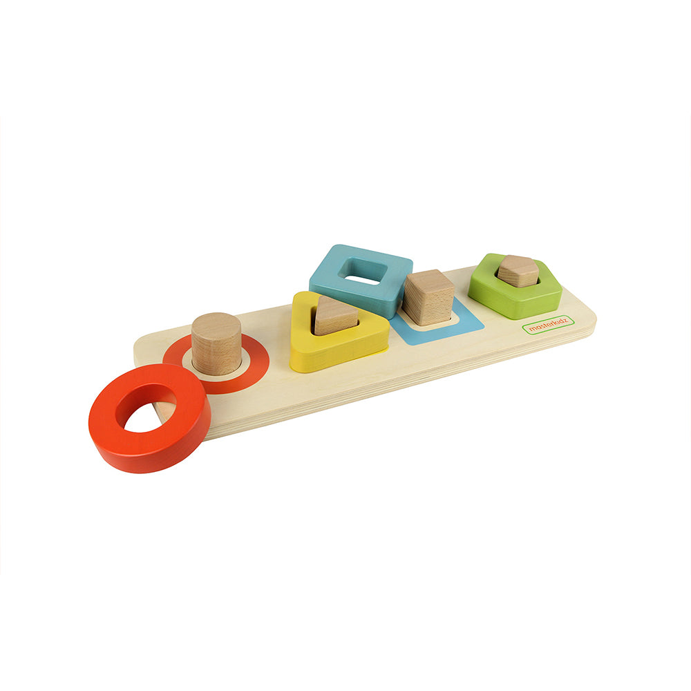 Masterkidz geometric peg puzzle in classroom