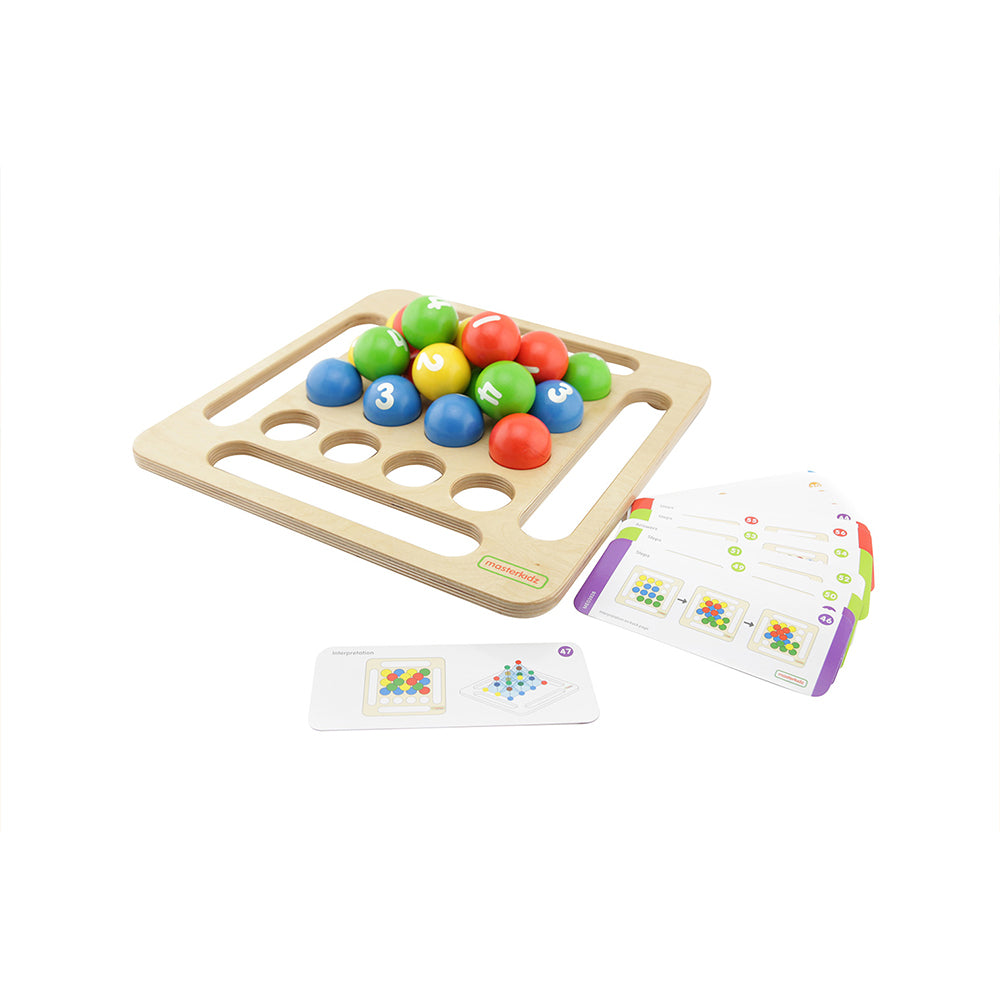 FSC wooden jumbo balls educational toy for schools
