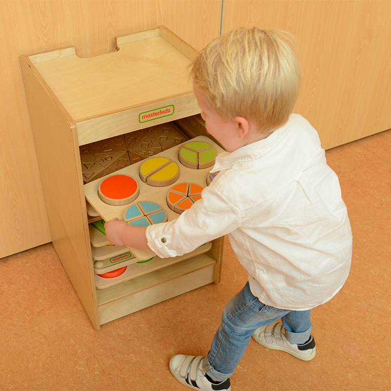 classroom board storage unit