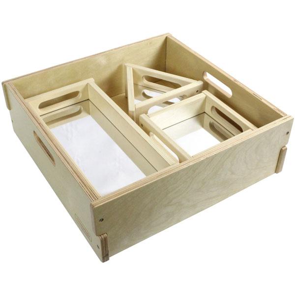 Hands-on reflective pattern learning activity for preschool