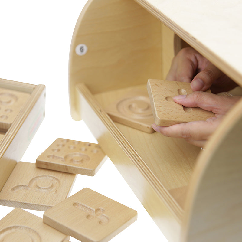 FSC certified wooden tactile panels for schools and nurseries