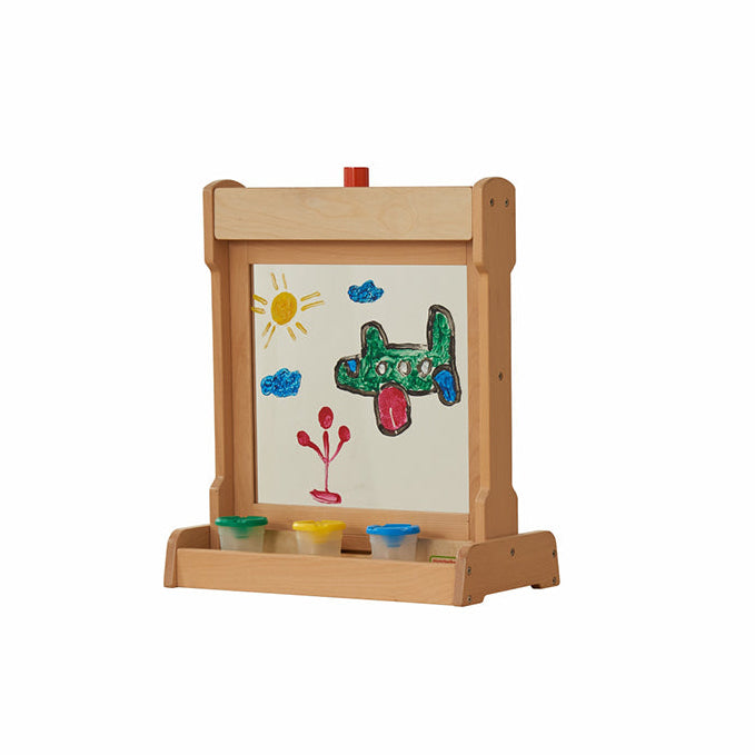 Masterkidz Desktop Painting Window double-sided easel in classroom