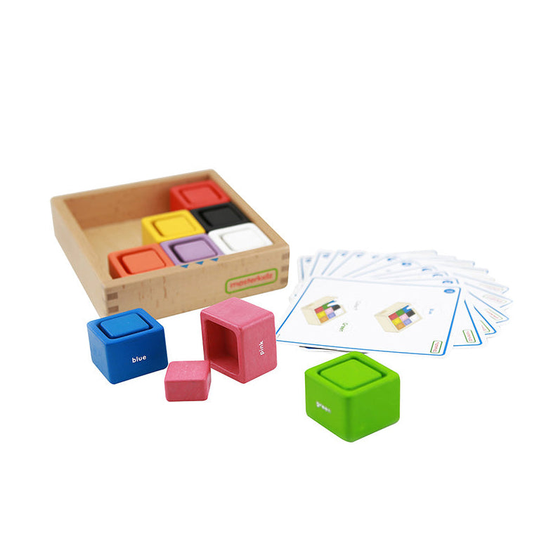 Masterkidz Blocks N Cups Square set in preschool classroom activity