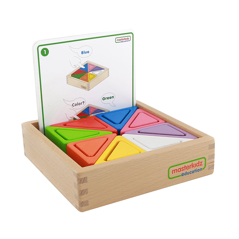 Masterkidz Blocks N Cups Triangle set in preschool classroom activity