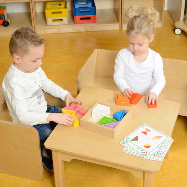 Blocks N Cups - Triangle