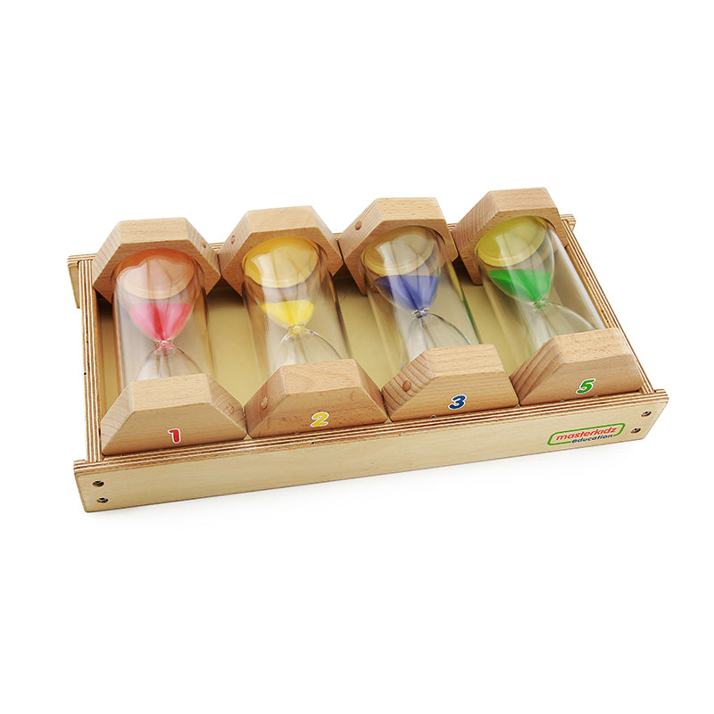Masterkidz wooden sand timer set for classroom time management