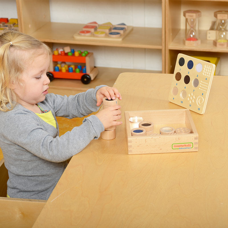 Masterkidz tactile texture and material teaching set in classroom