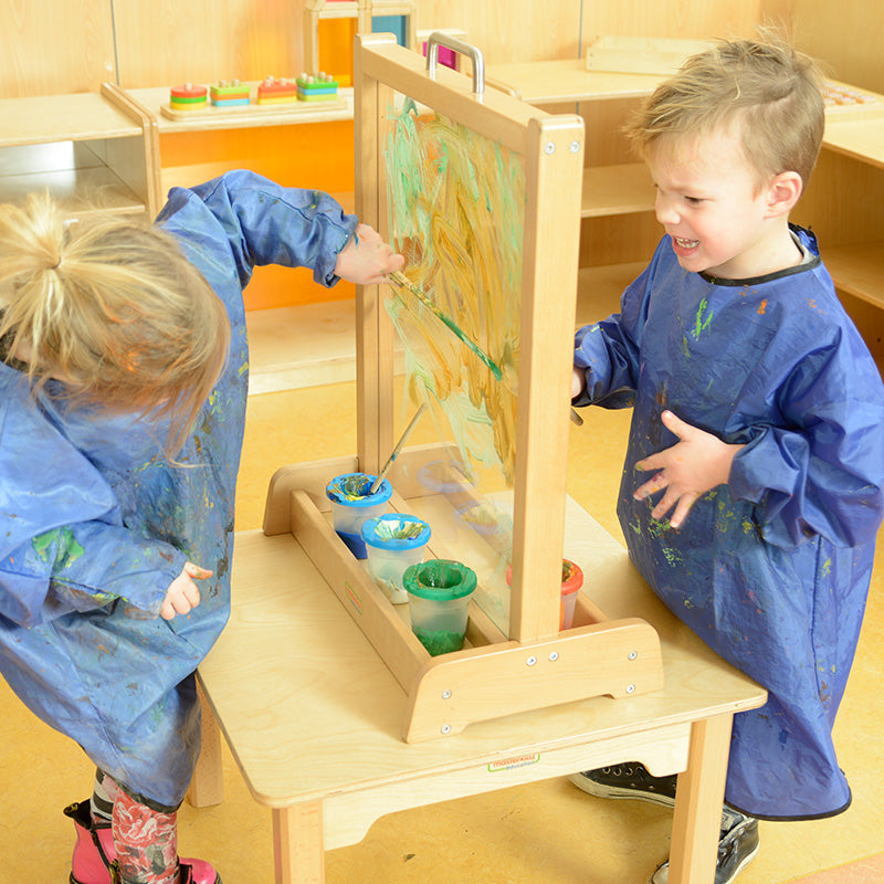 portable desktop painting window for kids