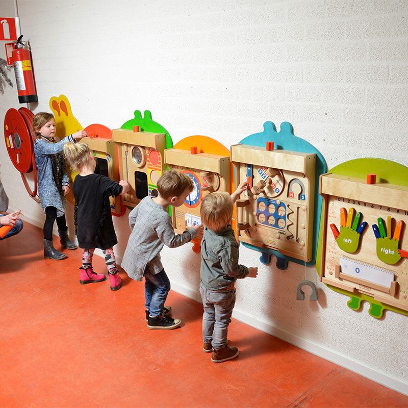 Wooden wall toys