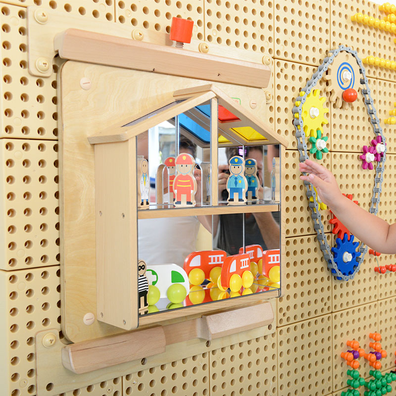 Masterkidz interactive wall playhouse for preschool learning