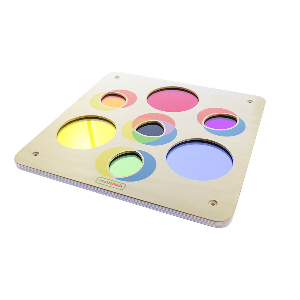 Primary colour mixing learning board for preschool art education