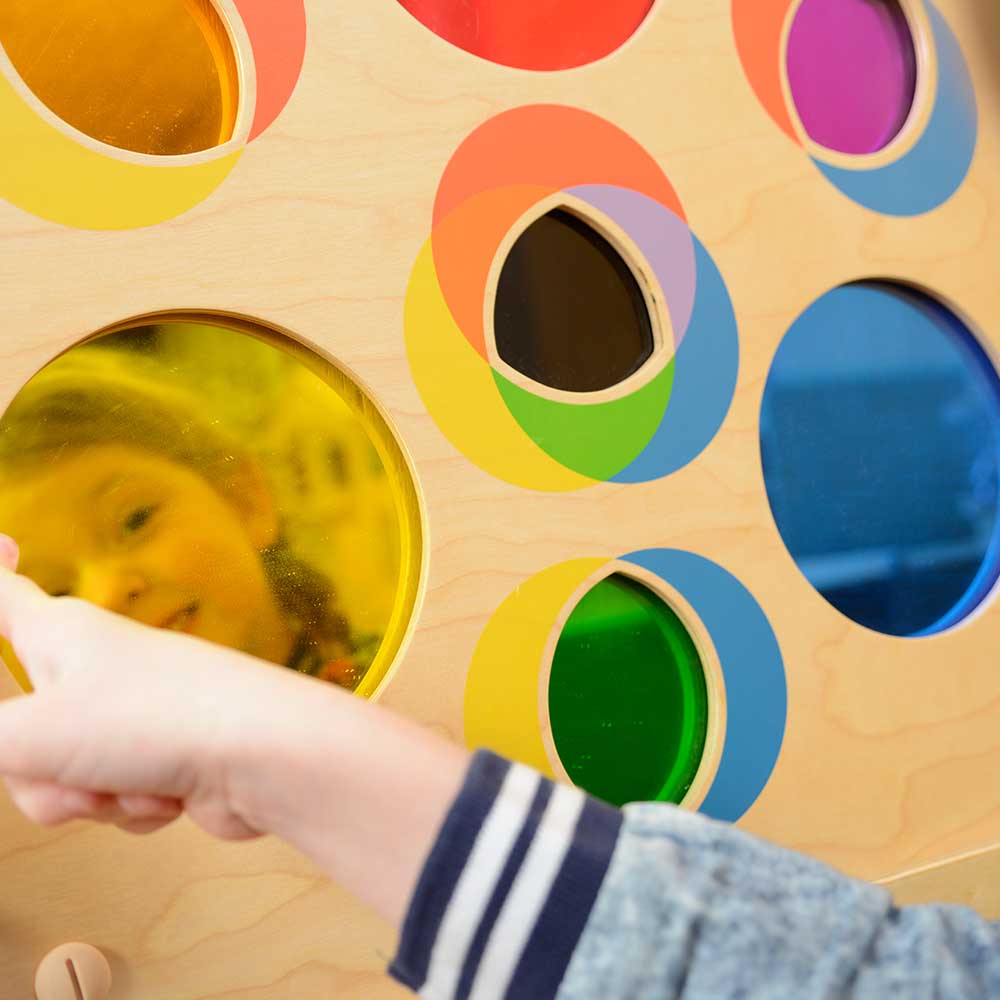 Colour theory learning board for early years classrooms