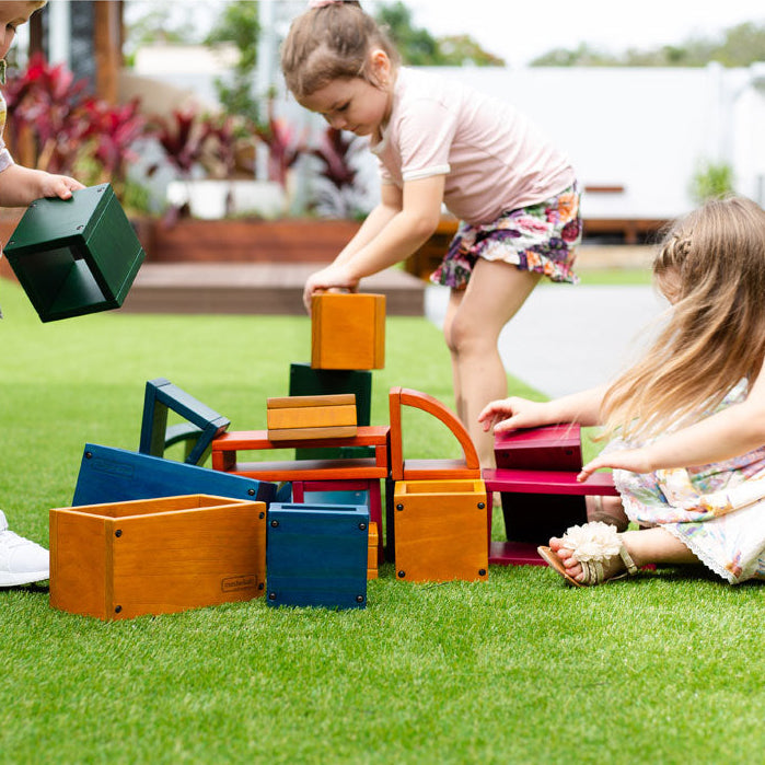 Outdoor Hollow Colour Block Set 27Pc