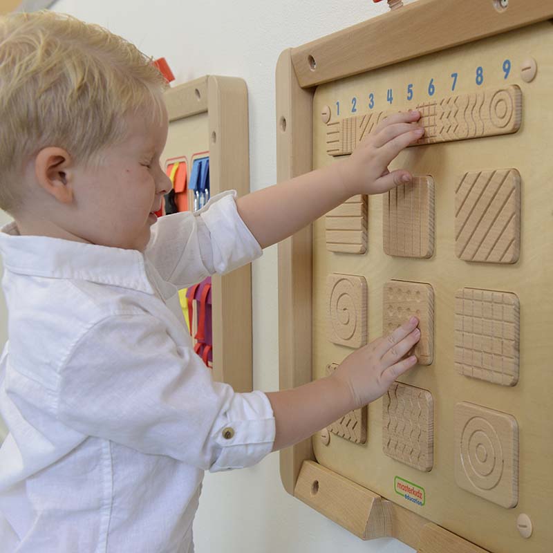 sensory learning wall panel for kids