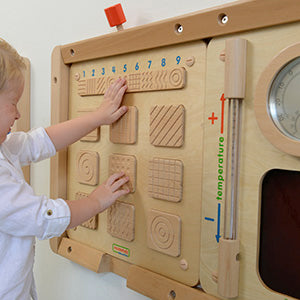 Montessori tactile learning board