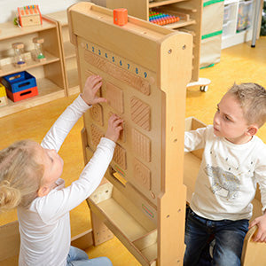 educational tactile wall panel