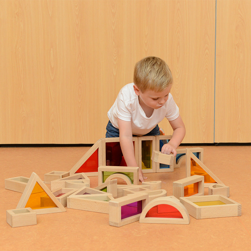 Montessori Rainbow Block Set