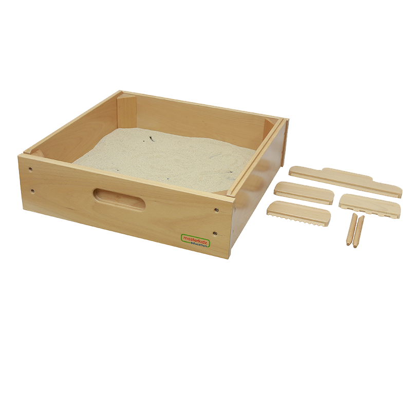 Montessori-inspired LED light box for tactile and visual exploration