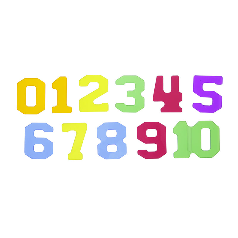 Children learning alphabet with translucent acrylic letters