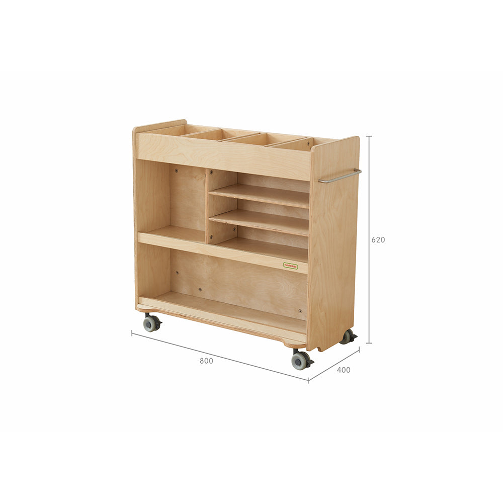 Classroom craft organisation with Masterkidz mobile trolley