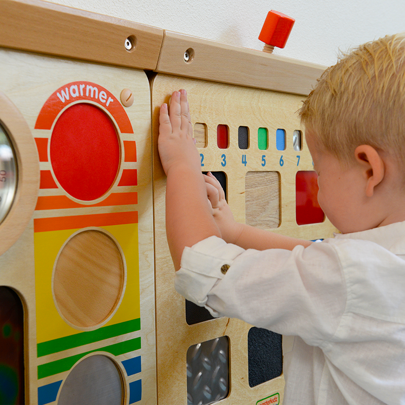 wooden wall panel；three temperature touch spots