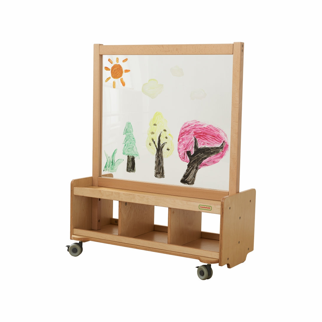 Sturdy desktop painting wall for kids