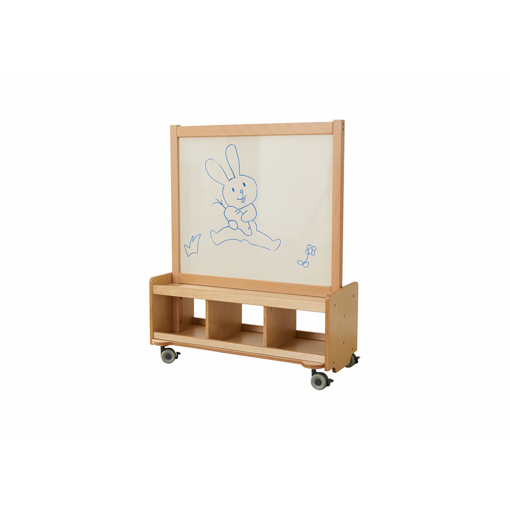 Easily moved outdoors for flexible indoor-outdoor learning.