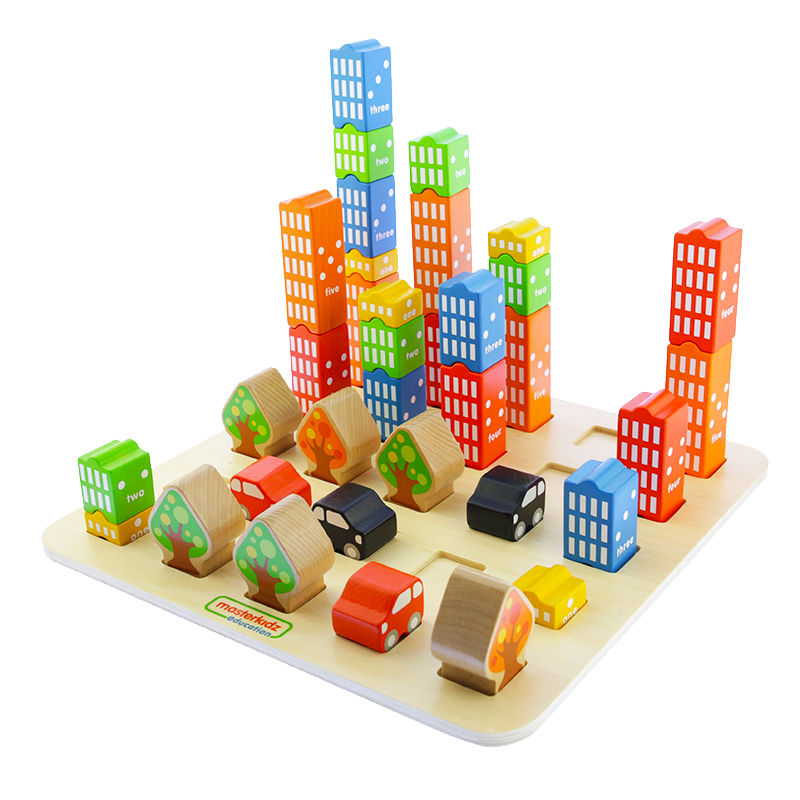 Tiny City spatial relationship learning game