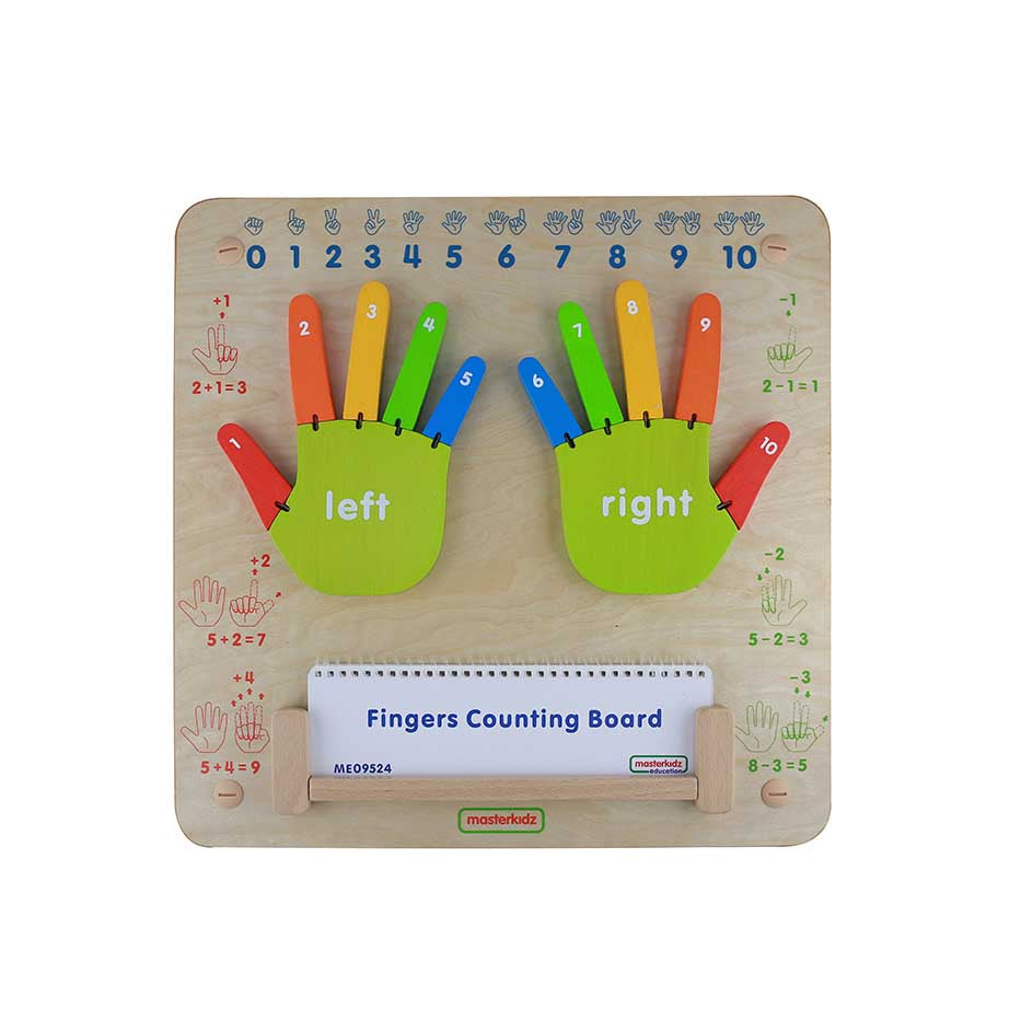 Masterkidz fingers counting board wall element in classroom