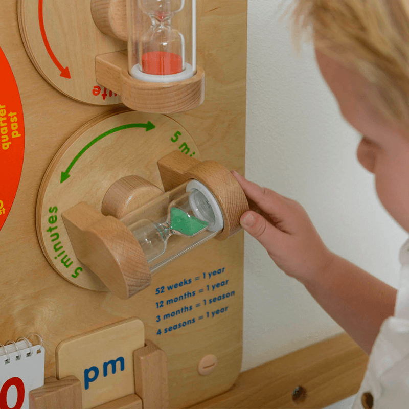 Montessori classroom learning wall