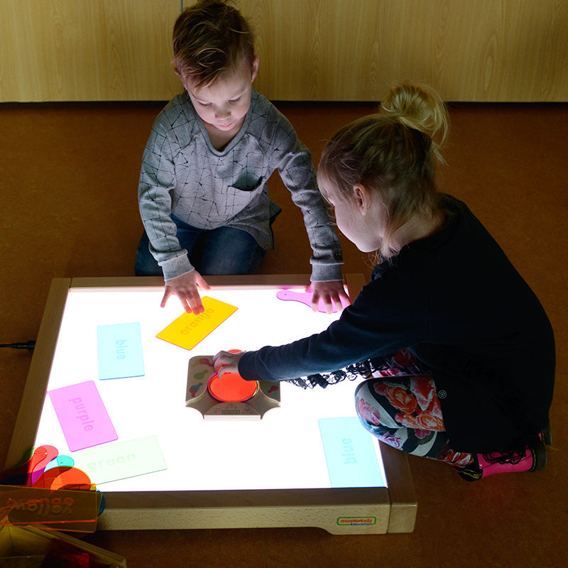 translucent color tiles set