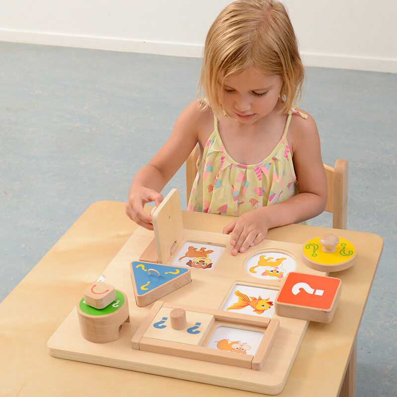 Montessori fine motor skills learning board