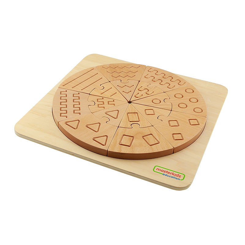 Masterkidz fine motor skill development color puzzle board